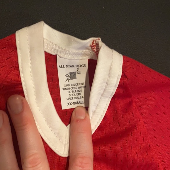 2/$20 University of Oklahoma OU Sooners Athletic Dimple Mesh Dog Jersey - NWT - Picture 9 of 9